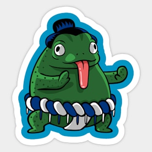 Sumo frog Sticker